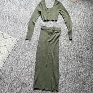 Forever 21 tow piece skirt set